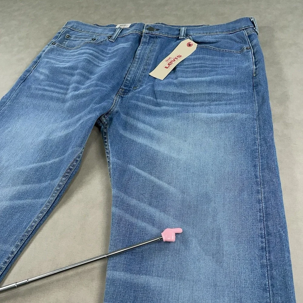 Levis 505‎ Jeans Mens Regular Fit Straight Leg 42x30 Extra Room In Thighs NWT